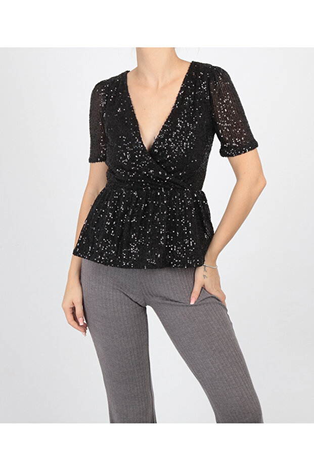 Bluza, Negru - 1