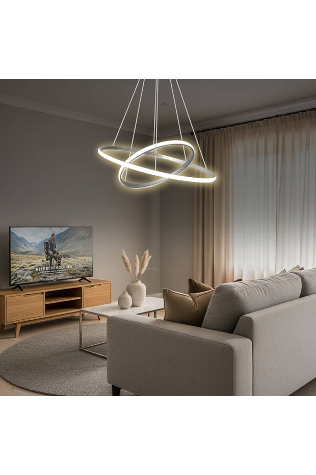 Roben 2'li Modern Sarkıt Led Avize - 1