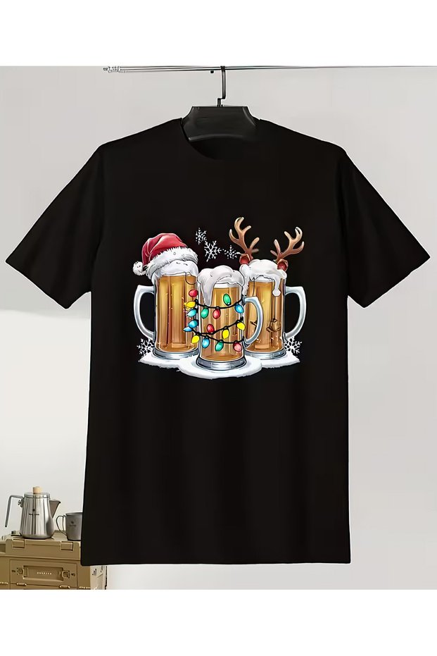 New Year Christmas Design T-Shirt Print