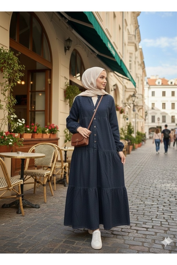 Salaş Model Kot Elbise - 2