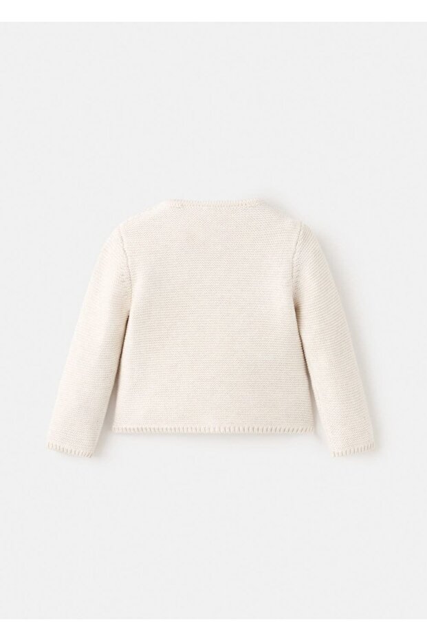 Triko düğmeli hırka - 2