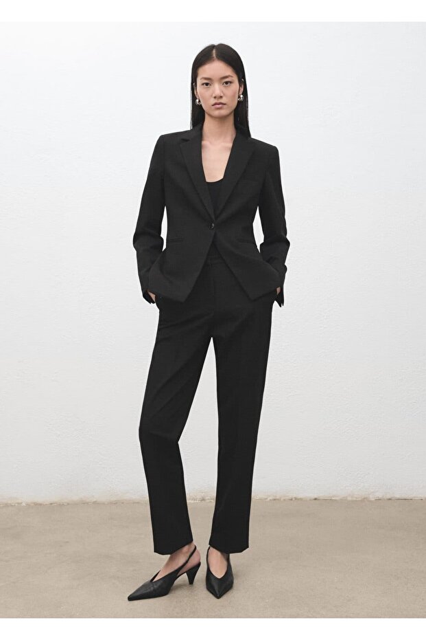 Dar kesim blazer ceket - 2