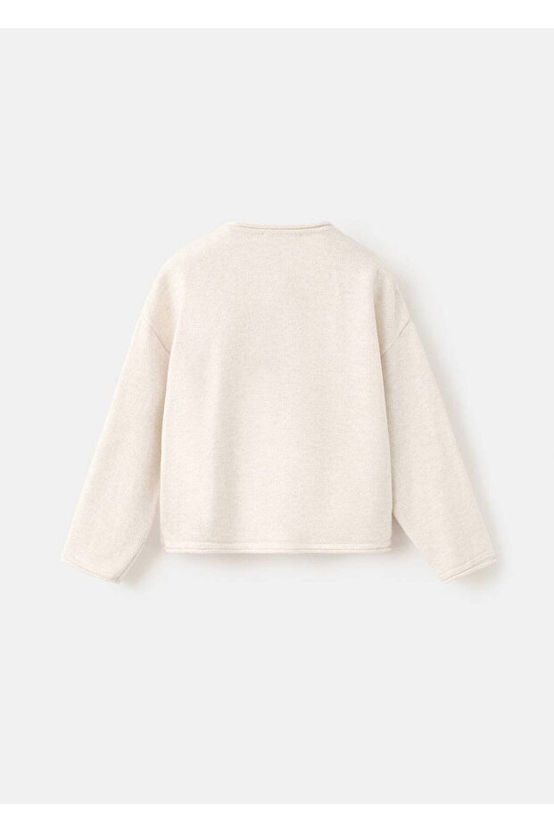 Triko düğmeli hırka - 3