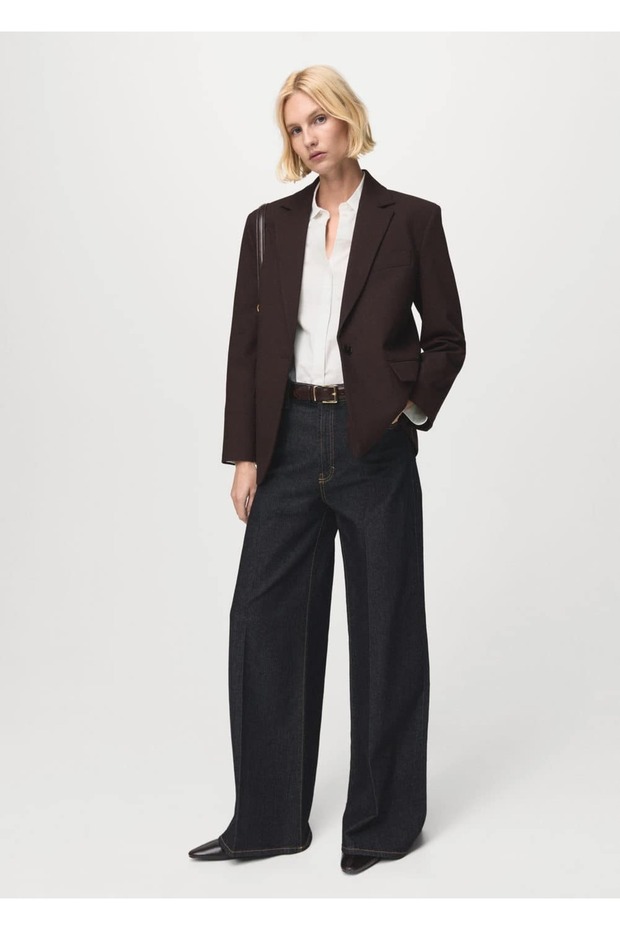 Bedene oturan poplin gömlek - 2