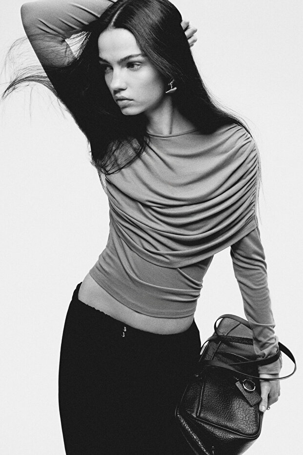 Drapeli Viskoz Üst - 2