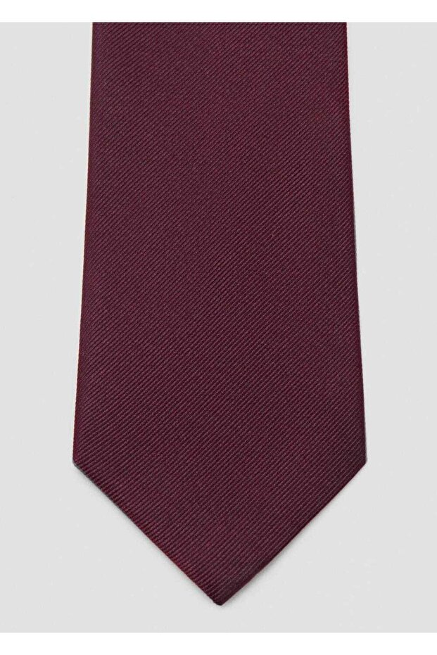 Düz ipek kravat - 3