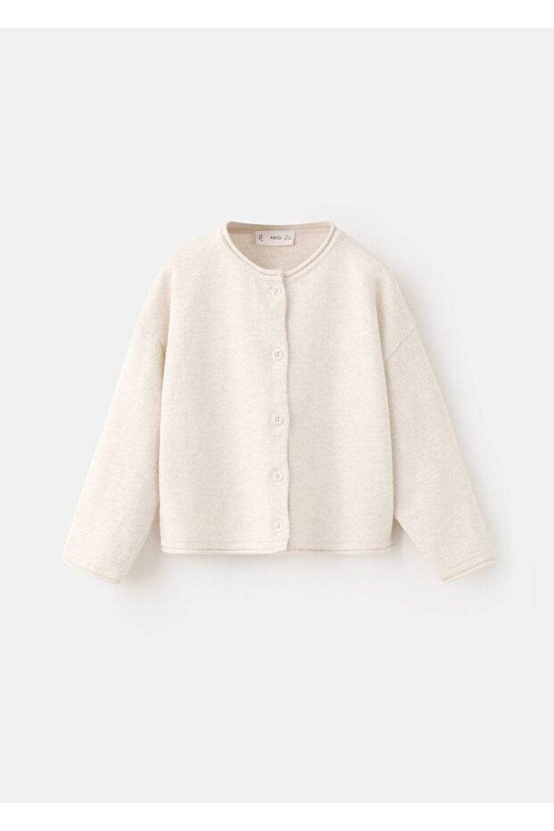 Triko düğmeli hırka - 2