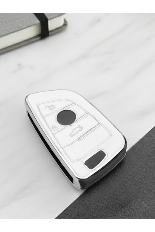 For Bmw 1-3-5-7 Series X1 X3 X5 F10 F20 F30 F25 M3 M4 G20 G30 Nano Key Case Cover 3 Buttons White