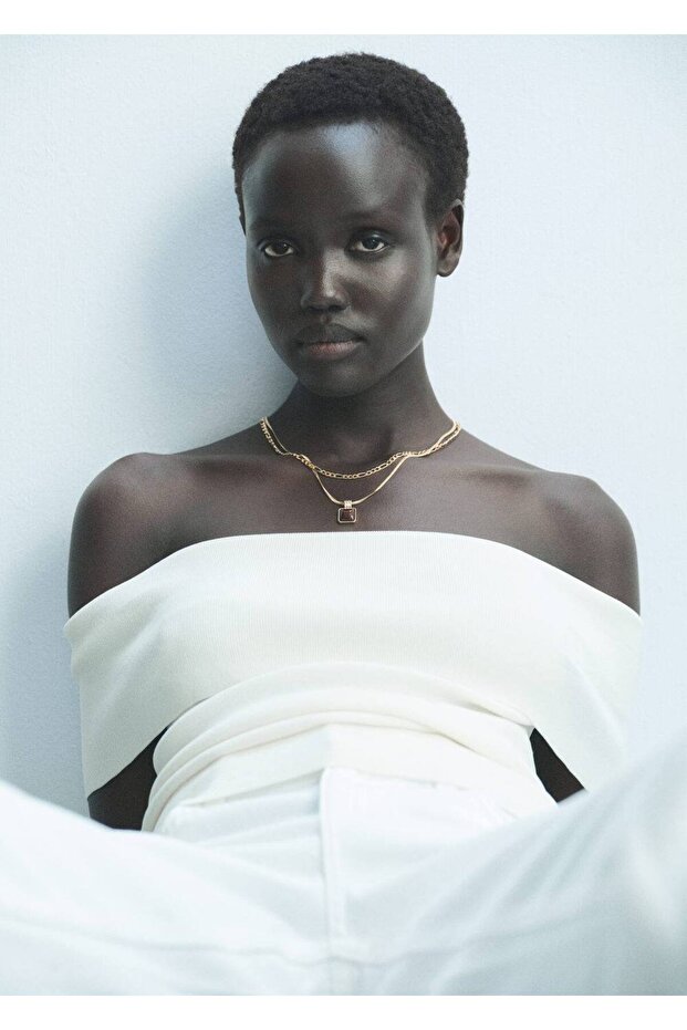 Çift zincirli kolye - 2