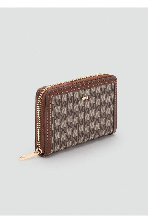 Logo desenli orta boy cüzdan - 1