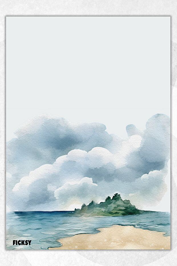 Sea Note Paper - A5 Size - 50 Sheets - Notepad - Memopad - Memo Pad - to Do List - 1