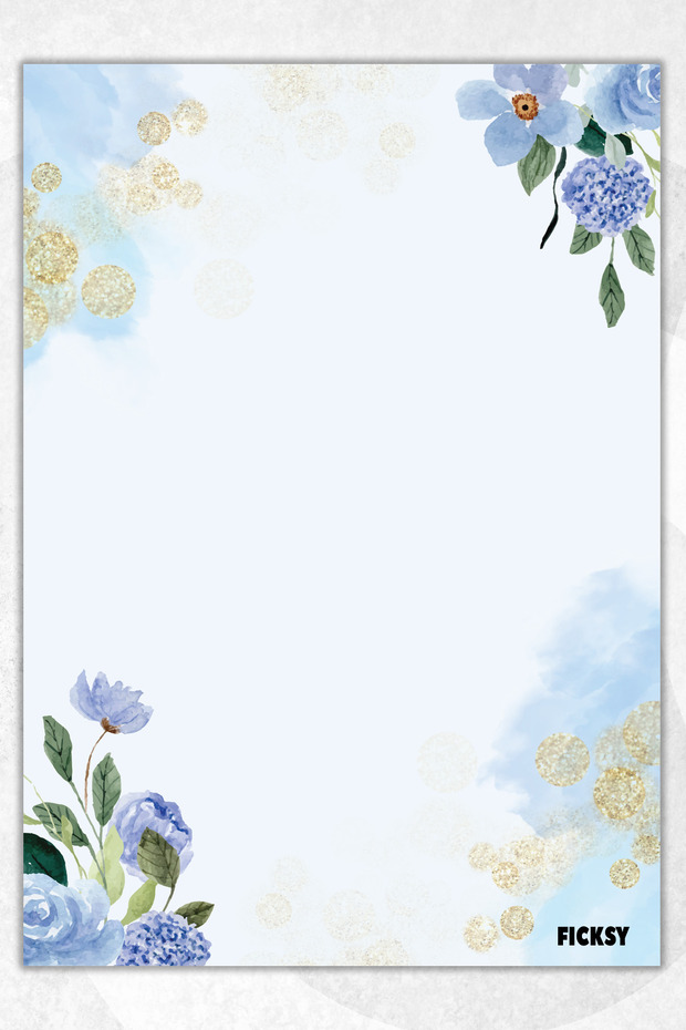 Flower Note Paper - A5 Size - 50 Sheets - Notepad - Memopad - Memo Pad - To Do List - 1