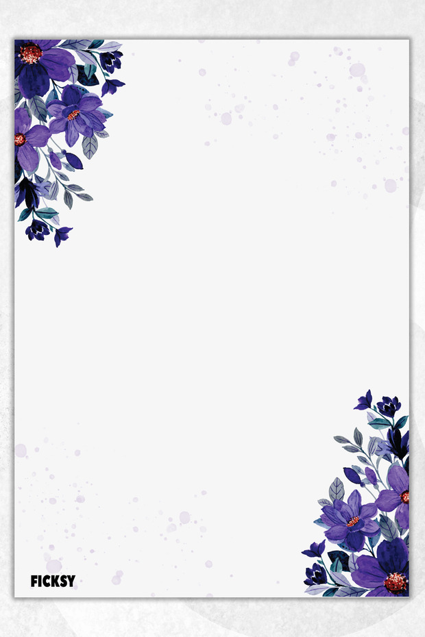 Flower Note Paper - A5 Size - 50 Sheets - Notepad - Memopad - Memo Pad - To Do List - 1
