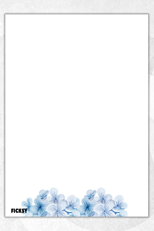 Flower Note Paper - A5 Size - 50 Sheets - Notepad - Memopad - Memo Pad - To Do List - 1