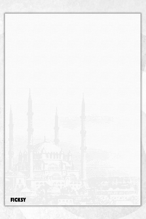 Islam - Muslim - Mosque Note Paper - A5 Size - 50 Sheets - Notepad - Memo Pad - Block Notes - to Do List - 1