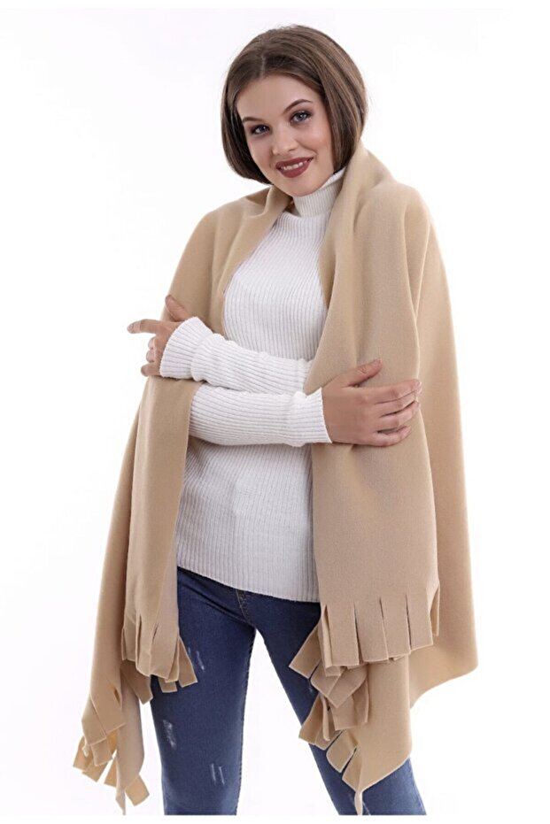 Soft Textured Thick Shoulder Shawl Scarf Cafe, Restaurant, Hotel Shawl Shawl for Shoulder Shawl for Neck