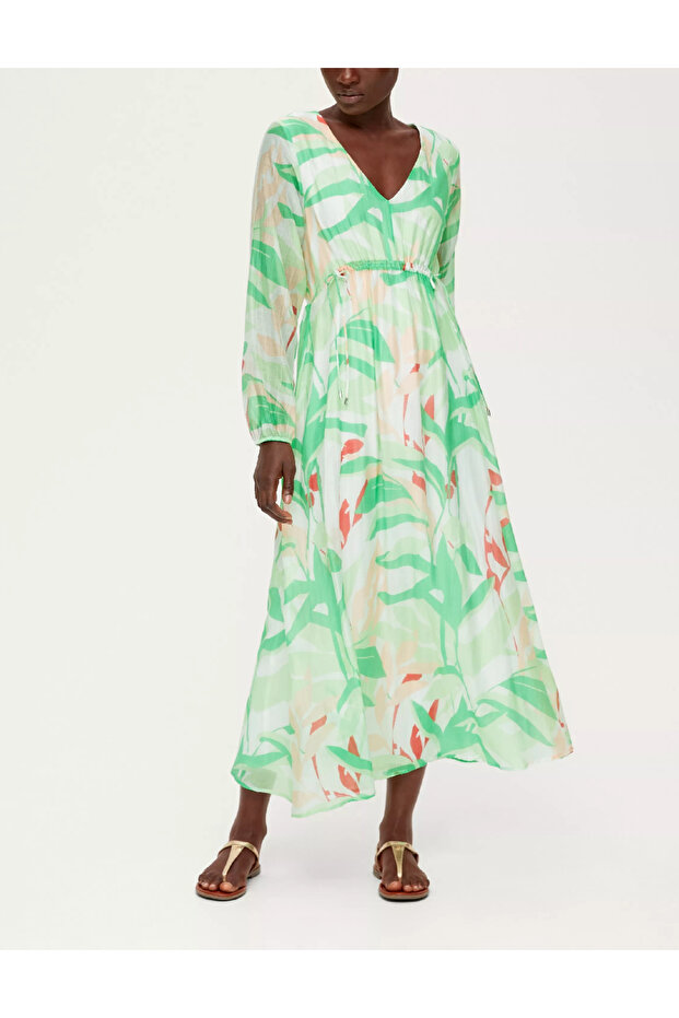 Rochie lunga, Verde - 1