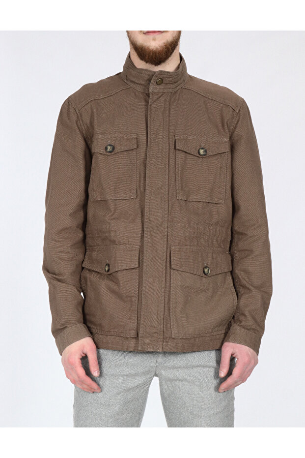 Jacket, Brown - 1