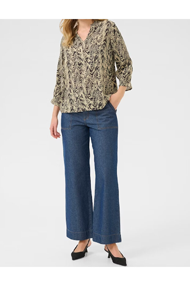 Bluza, Crem/Negru - 2