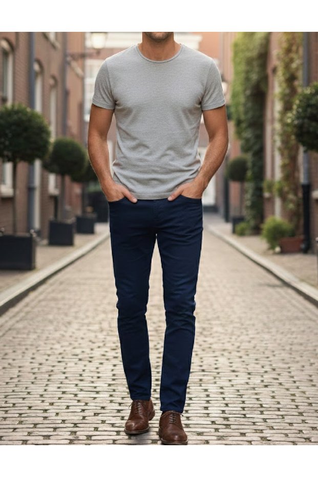 Pants, Navy blue