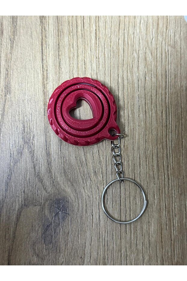 سلسلة مفاتيح على شكل نموذج دوار ثلاثي الأبعاد - 4