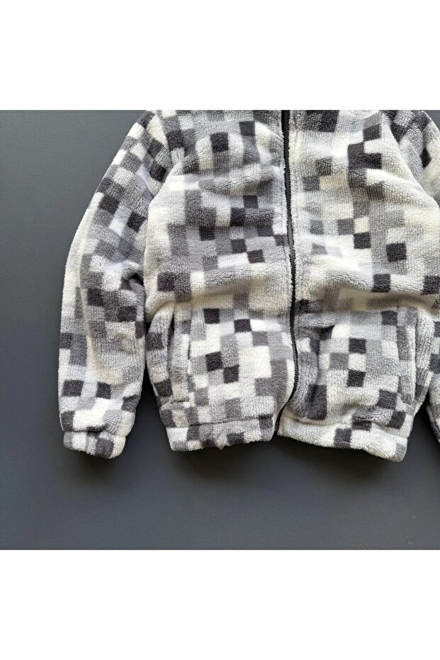 سترة من القطيفة على شكل خروف منقوشة - 2