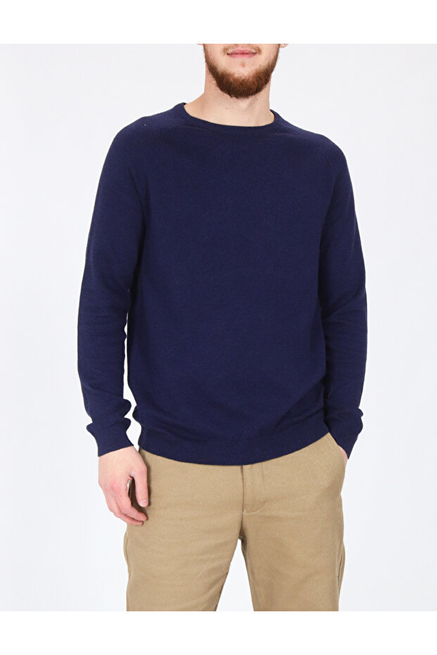 Blouse, Navy blue - 1