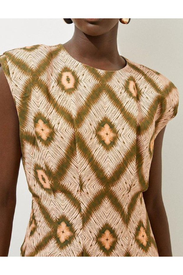 Rochie lunga, Crem - 2