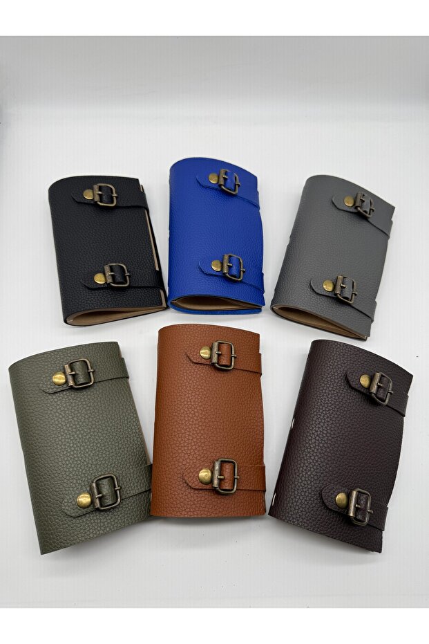 Faux Leather Float Model Notepad Gray - 2