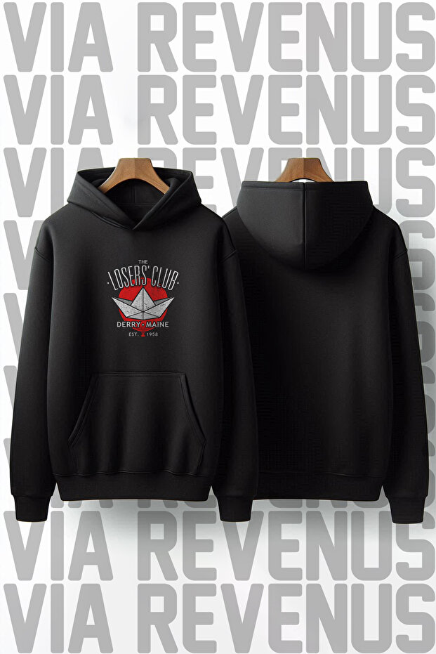 Losers Club Printed 100% Cotton Premium Quality Hooded Sweatshirt