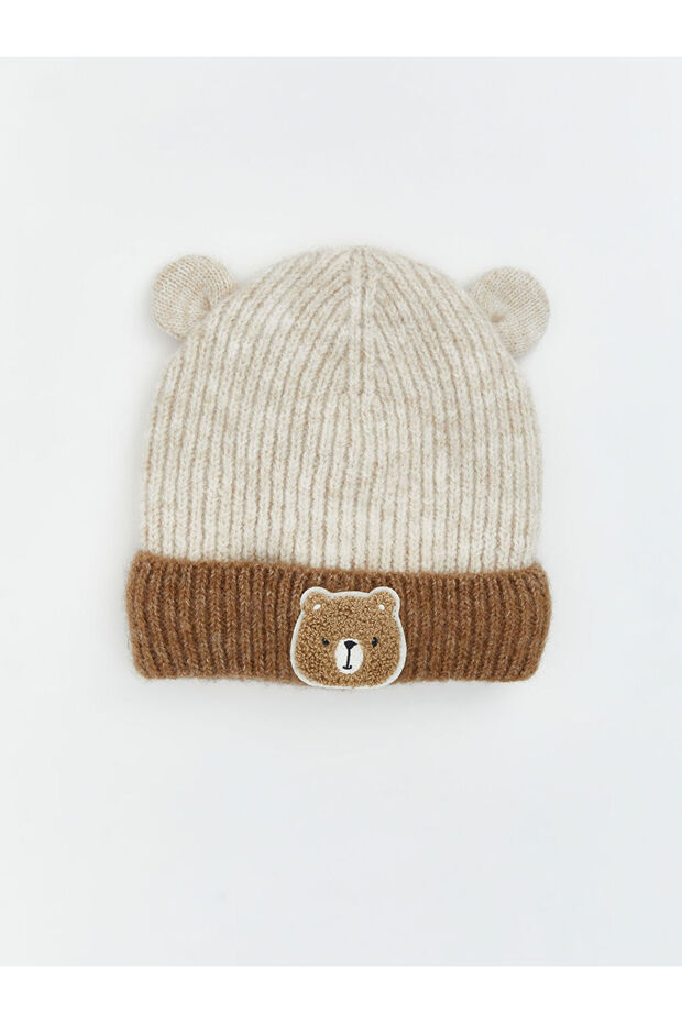 Esvab • Modern & Distinctive Cute Teddy Bear Embroidered Baby Boy Beanie