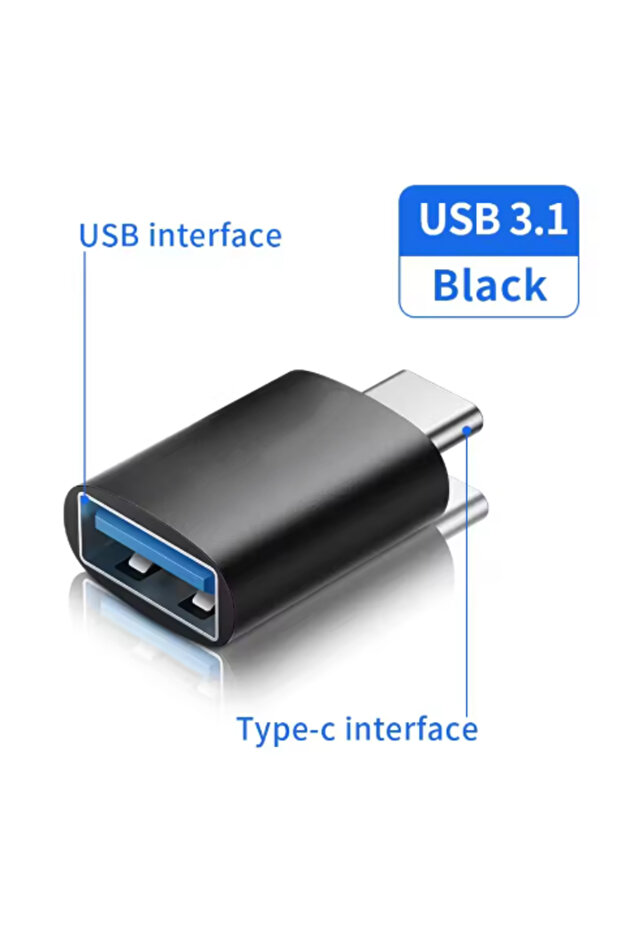محول نقل البيانات من النوع C إلى USB OTG محول من النوع C أنثى إلى USB ذكر محول شحن سريع