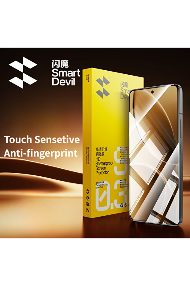 واقي شاشة SmartDevil لهاتف Redmi K80 (قطعتان) - واقي شاشة زجاجي مقوى عالي الدقة لهاتف Redmi K80 Pro، شاشة خصوصية عالية الدقة