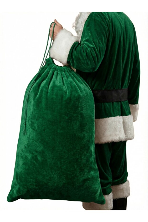 Green Santa Claus Gift Sack Large Size (70X100 cm)