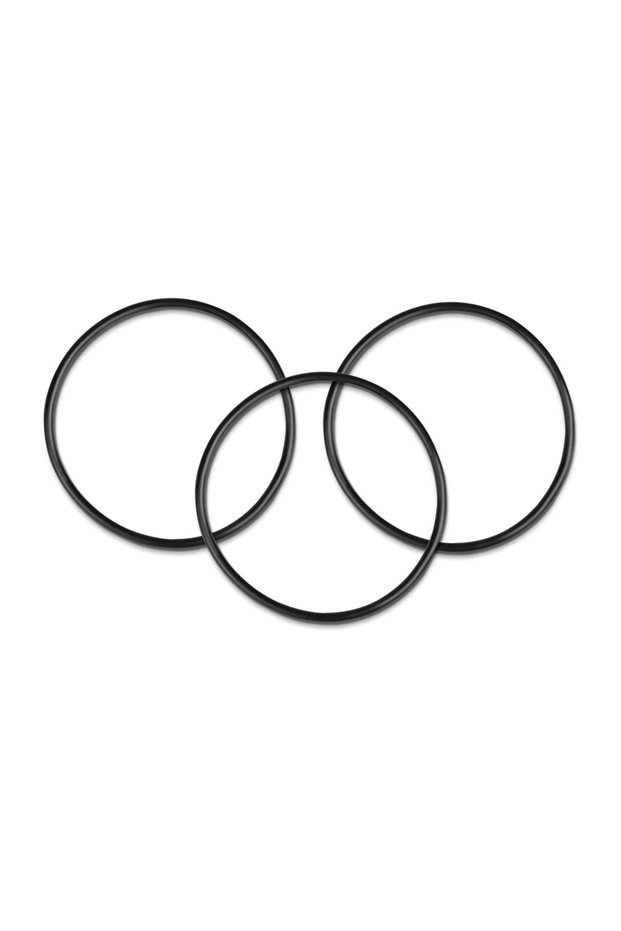 black O-Ring for Reverse Osmosis Water Filter Housings Diameter 3.5" O.D. Black 3 Pcs O-Ring Set