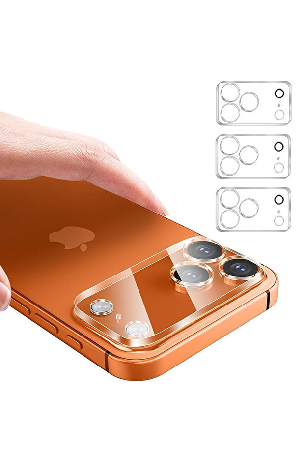 Tempered glass for iPhone 17 Pro Clear 3D Clear Camera Lens Protector For iPhone 17 Pro Max Back Ca