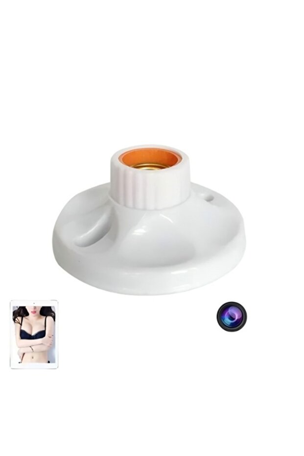 1080P HD 5MP E27 WiFi bulb-shaped camera, night vision, motion detection, 24/7 power supply
