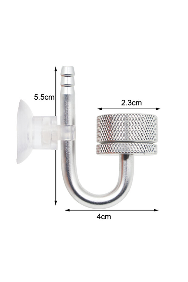 منظم الملف اللولبي لموزع ثاني أكسيد الكربون في حوض السمك الفضي، نظام ثاني أكسيد الكربون، بخاخ، بخاخ فقاعات في حوض السمك، Reacto - 1