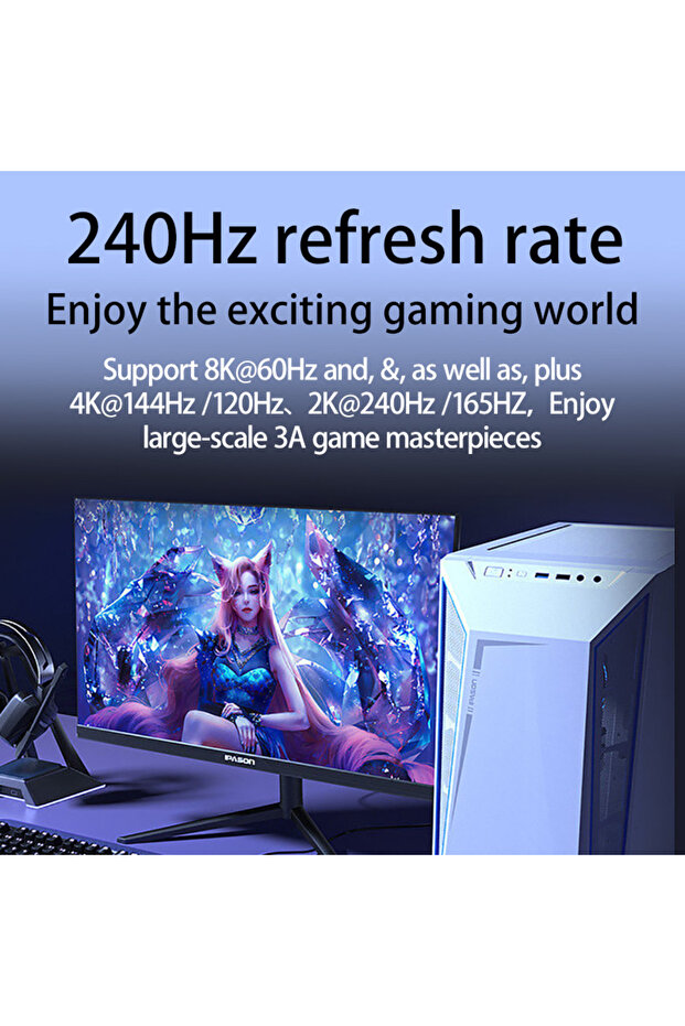 1m Minidp to Dp Cable Version 1.4 8K60 Graphics Card Mini Dp to Dp Adapter Thunderbolt 2 Suitable fo - 3