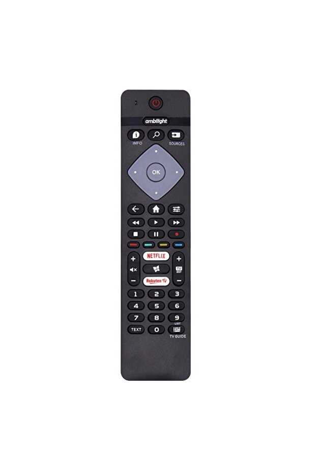 جهاز تحكم عن بعد بديل أسود BRC0884402/01 لتلفزيون Philips Ambilight 4K Smart LED TV 75PUS6754/12 65