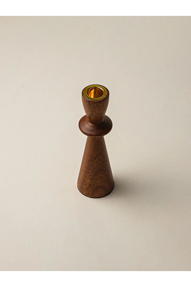 Samt Akasya Şamdan (17 cm) - 3