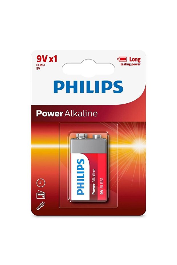 6LR61-P1B 9 Volt Power Alkalin Pil (Tekli) - 3