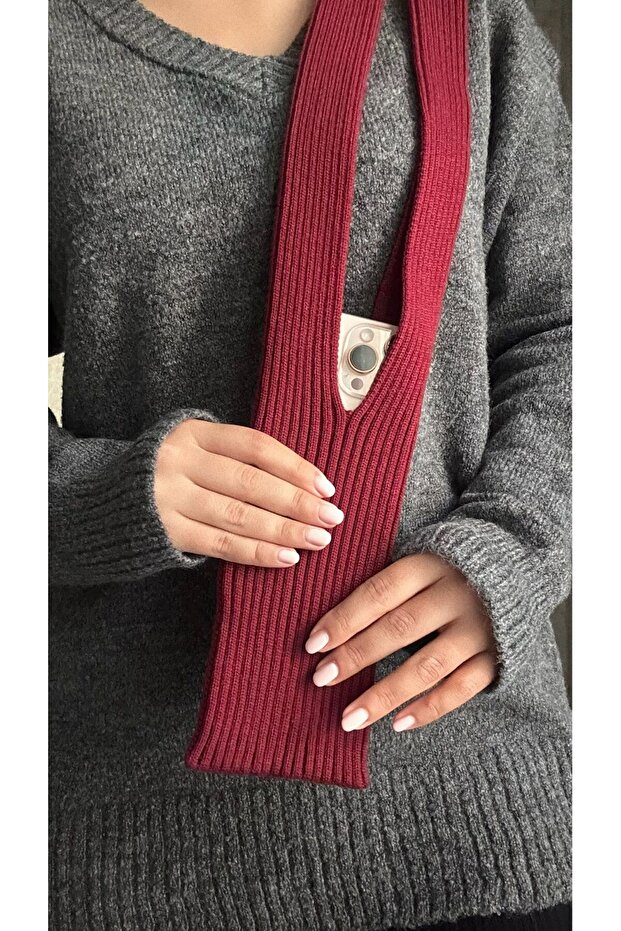 Triko Örgü PhoneBag - 1