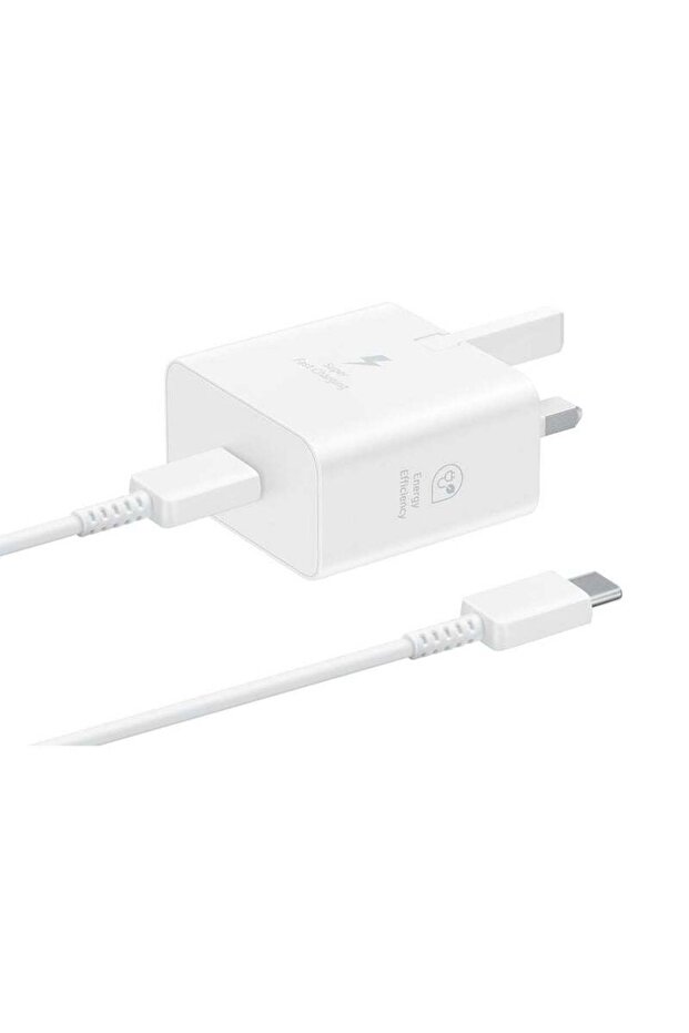 25W Power Adapter (With 1m Cable) - White - 4