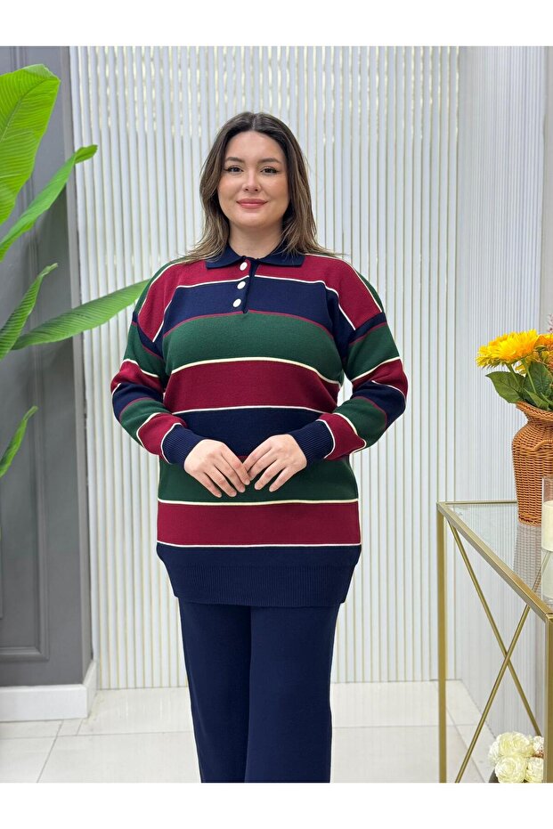 Ριγέ σετ πλεκτών ειδών - 2