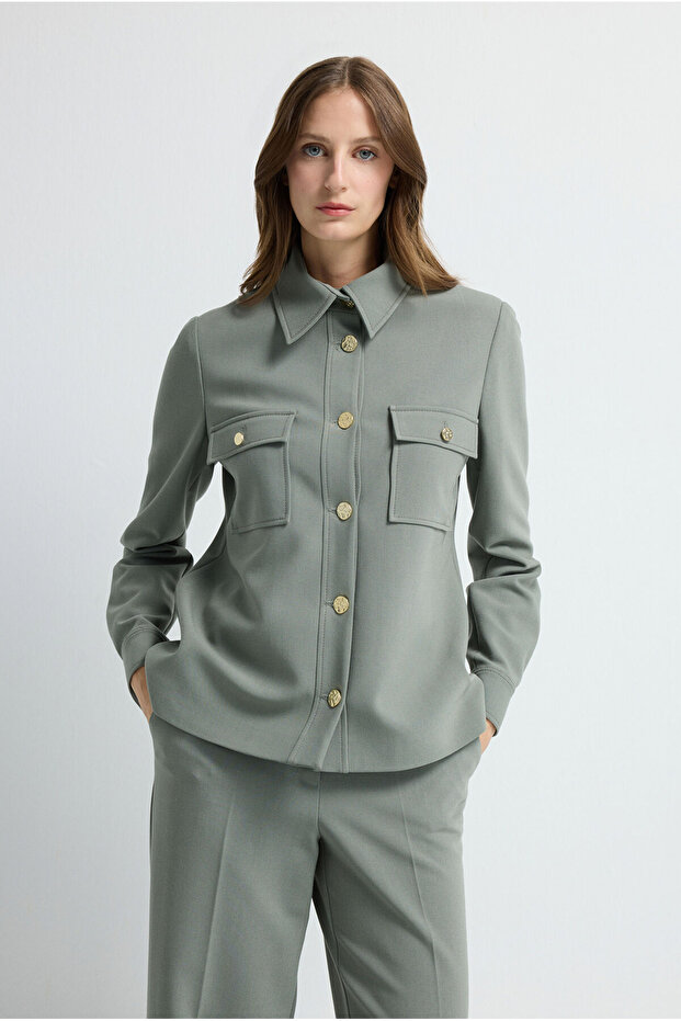 Cep Detaylı Ceket - 4