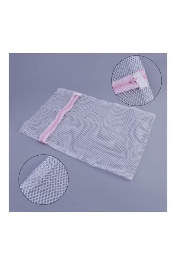 كيس غسيل شبكي أبيض - 6