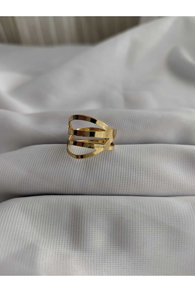 خاتم متعدد قابل للتعديل بتصميم أنيق مكون من 5 قطع - 5