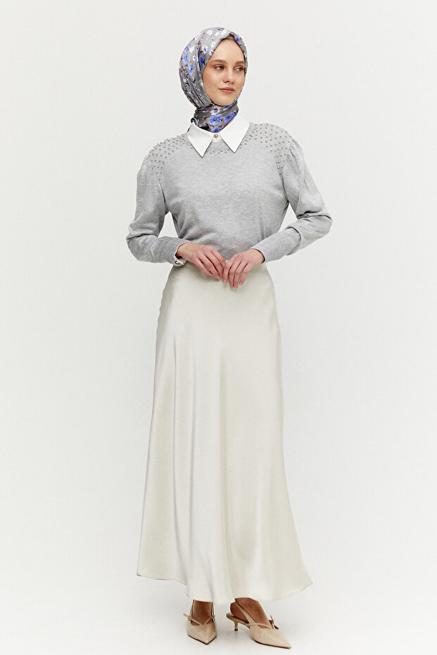 İncili Triko Tunik - 1