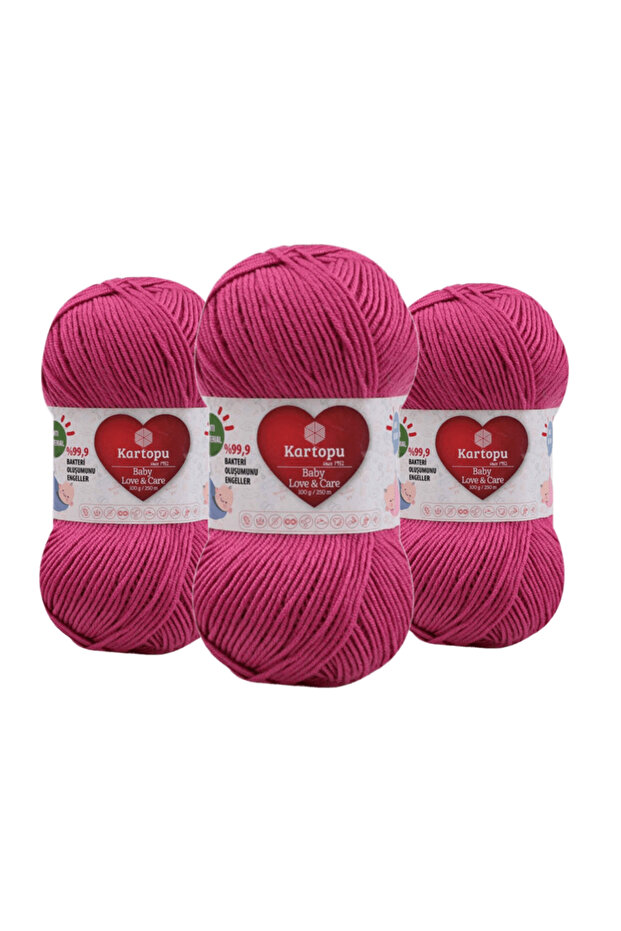 Baby Love & Care Baby Wool 100 Gr. 3 Pieces K245